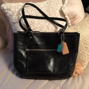 Authentic Black Coach Purse